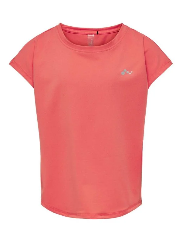 Only play sportshirt meisjes coral