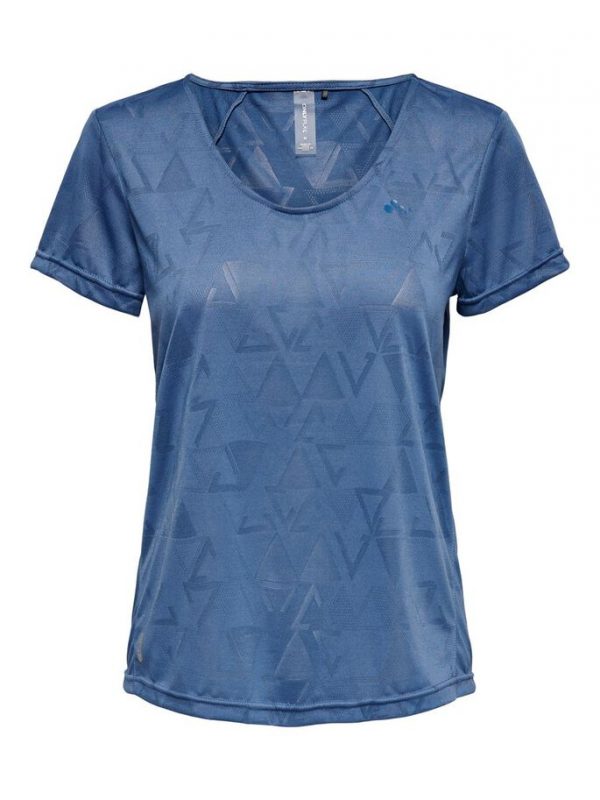 Only play sportshirt dames blauw