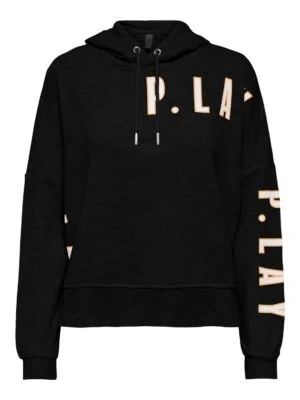 Only play hoodie zwart