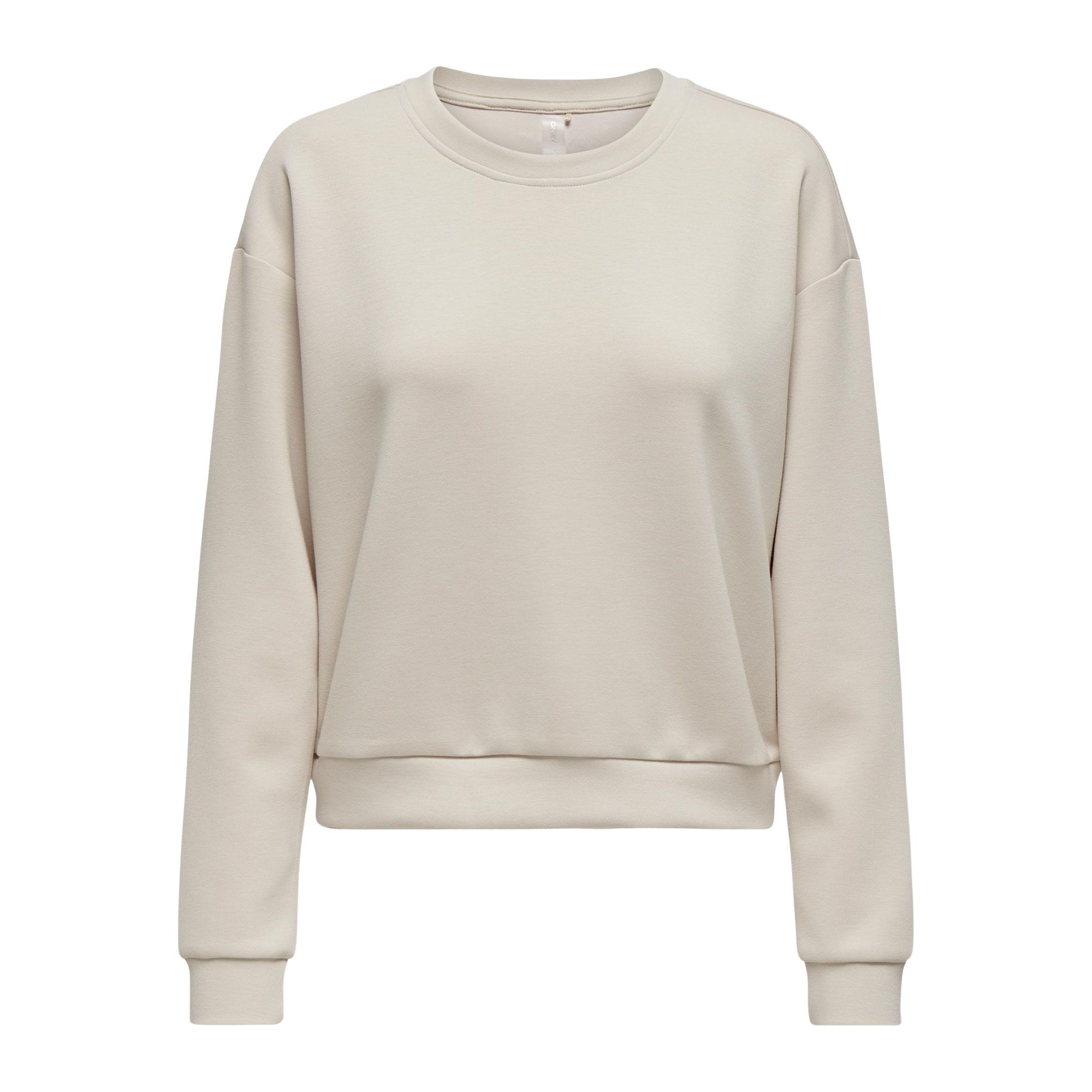 cropped trui creme